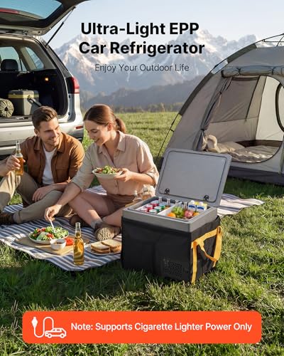 Nevera de coche con compresor ajustable de -10 a 10 grados para furgoneta 6