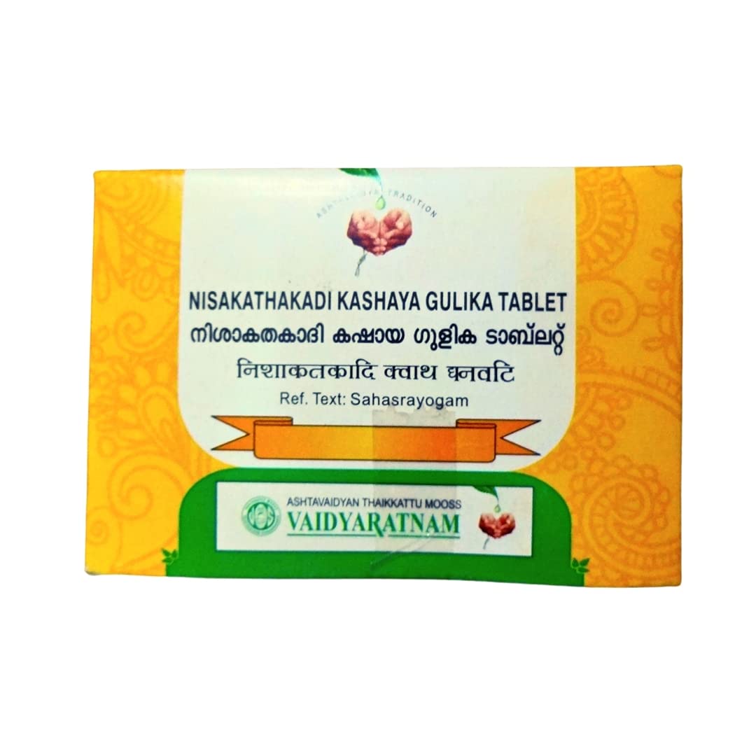 VOS VAIDYATATNAM Vaidyaratnam- nisakathakadi- kashaya- gulika- tablet (B07JD4RZNT) Amazon Price History, Amazon Price Tracker
