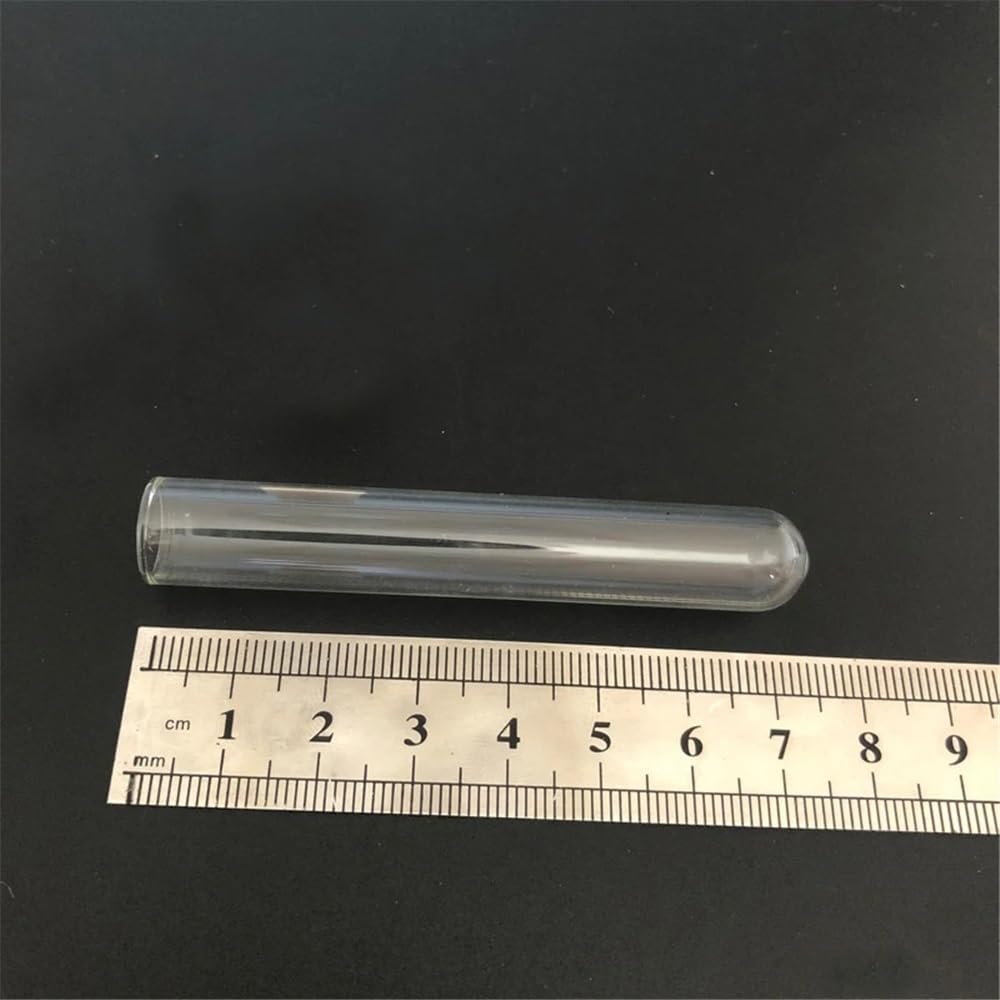 Strumenti da laboratorio e attrezzature 100 pezzi/confezione 12x75mm laboratorio fondo tondo provetta in vetro con tappo in sughero vetreria
