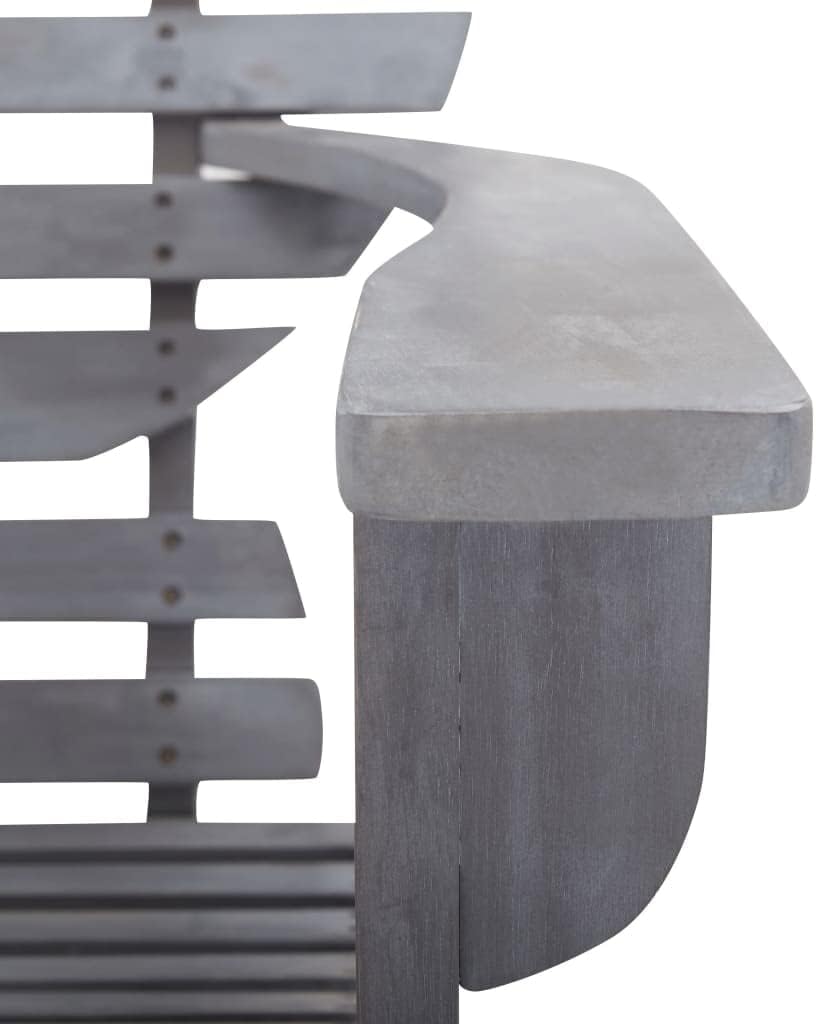 Adirondack Chair,Foldable Chairs,Camping Chair,Bistro Chair,Outdoor Chairs,Dining Chairs,Perfect for Restaurants, Street-Side Fashionable Coffee Shops and Bars, Solid Acacia Wood Gray