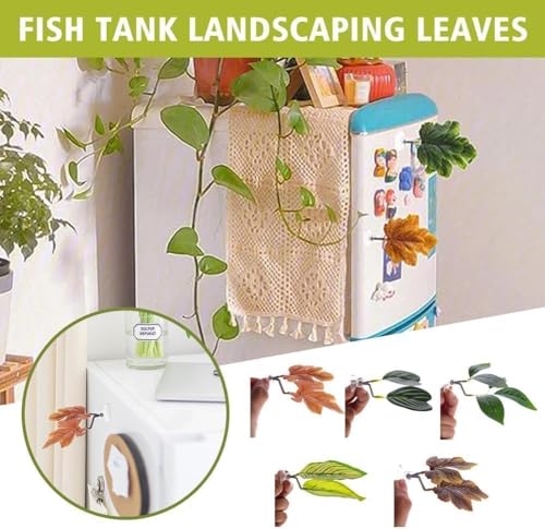 Betta Fish Leaf Pad, Künstliche Aquarienpflanzen, Betta Bett Aquarium Künstliche Plastikpflanzen, Aquarium Pflanzen für Fisch Dekoration