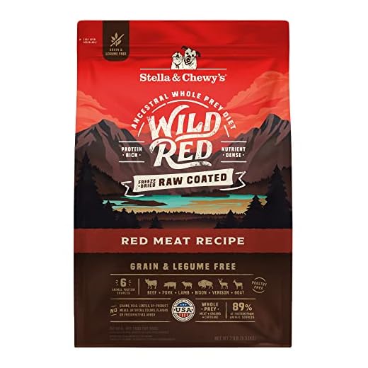 Stella & Chewy's Wild Red Dry Dog Food Raw Coated High Protein Grain & Legume Free Red Meat Recipe, 21 lb. Bag