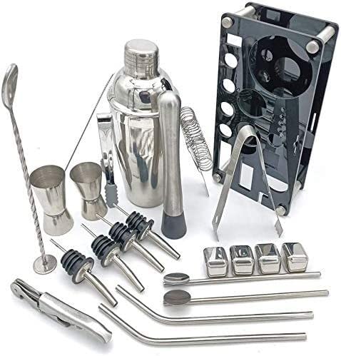 Kit Bartender 23 Piezas Acero Inoxidable con Soporte miniatura 2