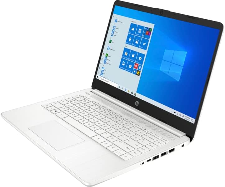 HP Laptop 14-dq0040nr 14" Intel Celeron N4120 4 GB DDR4 64 GB eMMC Windows 11 S Snowflake White(Renewed)