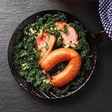 Franz Ludowig Grünkohl-Set mit Bregenwurst, Kassler und Bauchfleisch vom Heide-Stroh-Schwein,...