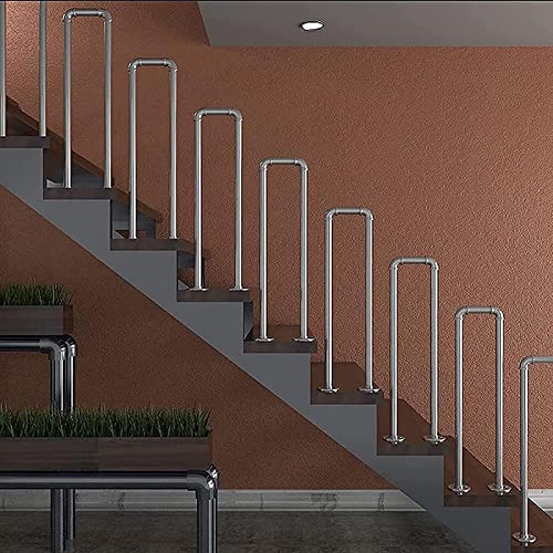 Garde-corps en fer forgé d'escalier extérieur au design architectural - 5