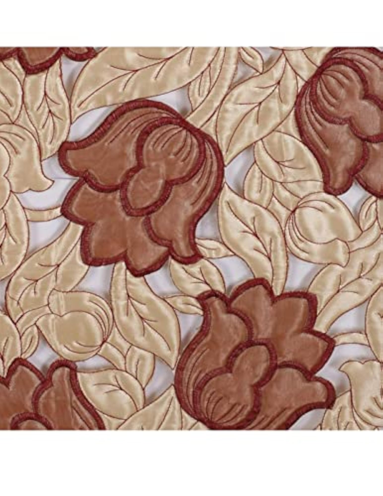 Tissue Cutwork & Embroidery Design Dining Table Runner