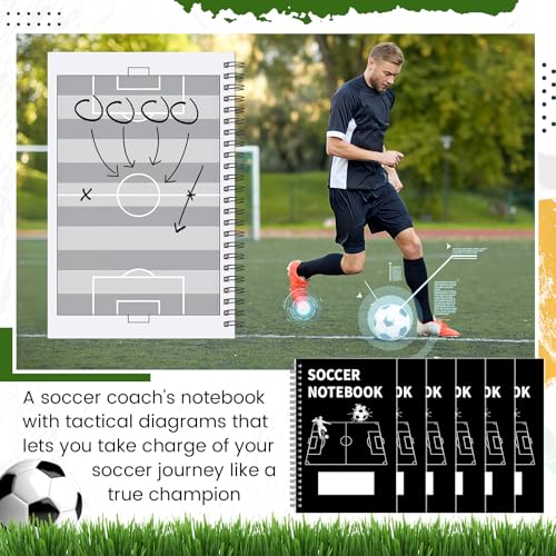 Carnet de notes à spirale football pour structurer vos schémas tactiques