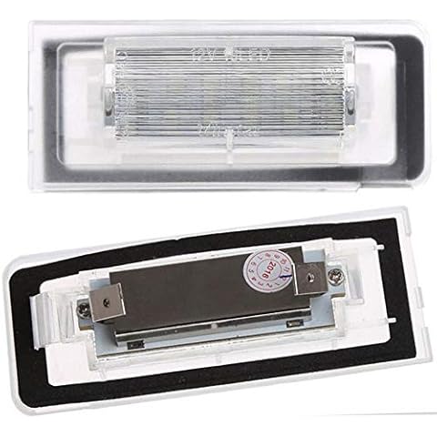 BOOMBOOST 2PCS LED Number License Plate Light Lamp 6000K for AUDI TT 8N 1999-2006 lamp Cover