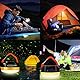 Karrong Campinglampe LED USB Wiederaufladbare, Mini Magnet Camping Laterne Campingleuchte, 4 Modi SOS Wasserdicht Tragbar Camping Lampe Zeltlampe für Outdoor Wandern Camping Notfall