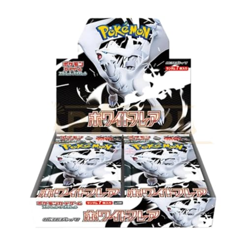 cardcosmos Pokémon White Flare Sv11W Booster Box Display - avec 20 boosters japonais de 7 cartes - Protection d'expédition Japonaise