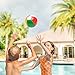 ArtCreativity Rainbow Inflatable Beach Balls Bulk (Pack of 12) Multicolored 12