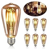 💡【Diseño Sofisticado y Único】Gracias a la forma elaborada y el diseño retro, bombillas led vintage satisface perfectamente la búsqueda de elegancia y estilo retro de la gente moderna. No solo proporcionaba iluminación, sino que también el color cálido te devuelve a la vida artística y tradicional.