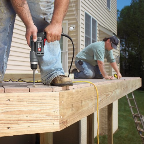 PORTER-CABLE Corded Drill, Variable Speed, 6-Amp, 3/8-Inch (PC600D)