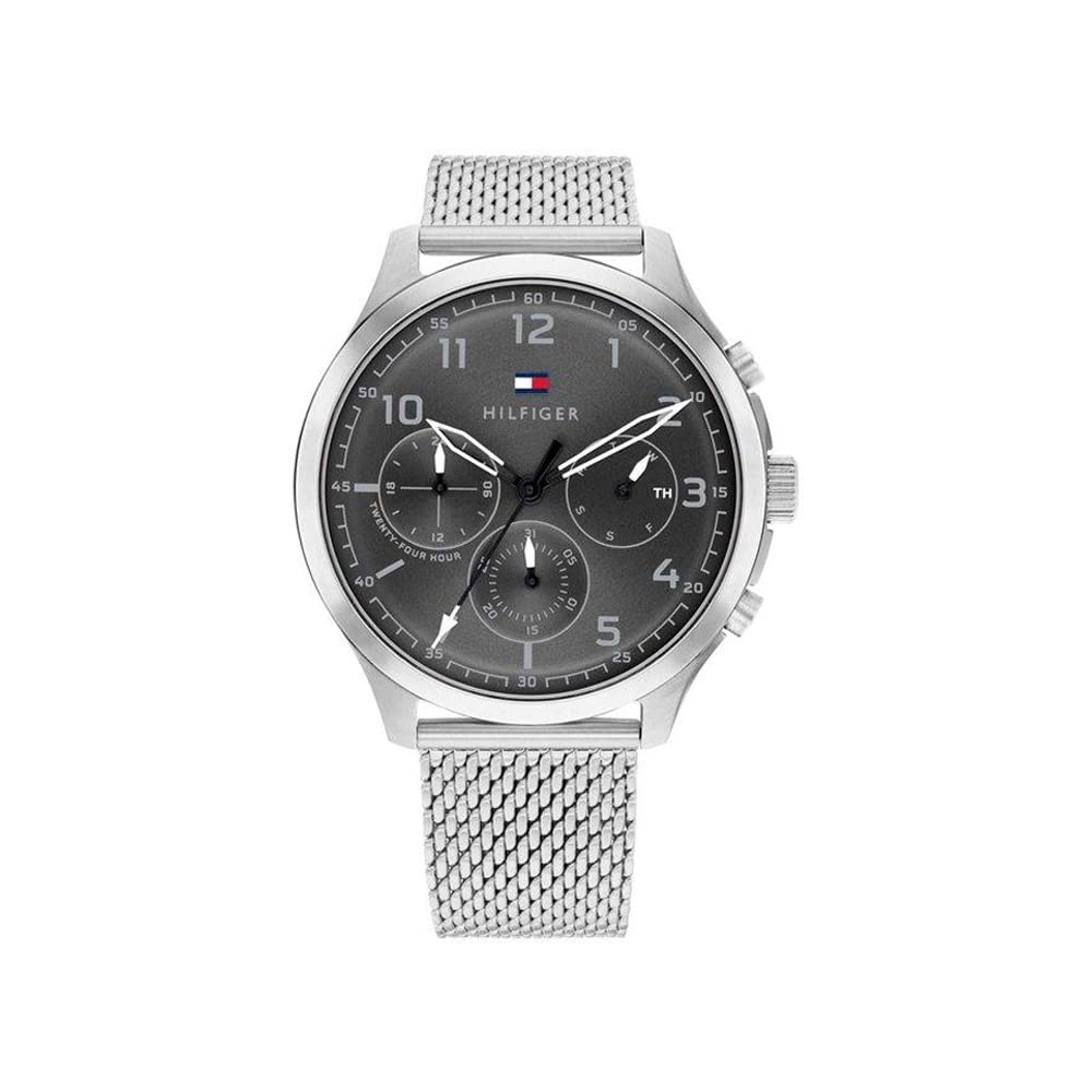 Tommy Hilfiger Round Stainless Steel Dial Analog Watch - TH1791851W (B09SLTT1LL) Amazon Price History, Amazon Price Tracker