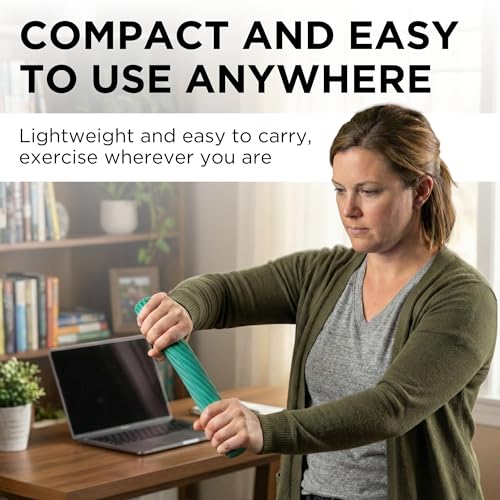 Image of THERABAND FlexBar Resistance Bar, Tennis Elbow, Physical Therapy, M, Green