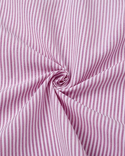 Image of Alimens & Gentle Mens Solid Oxford Shirt Long Sleeve Dress Shirt Work Casual Button Down Shirts with Pocket
