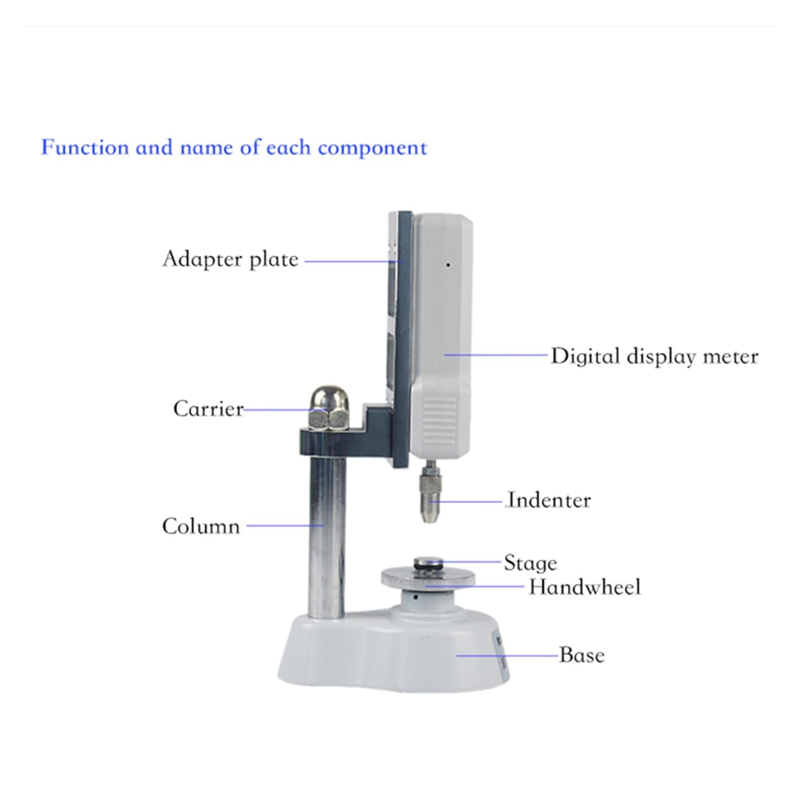 Medidor de Dureza, Probador Digital avanzado de dureza de grano, esclerómetro, durómetro, máquina, maíz, trigo, café, arroz, alimentación, etc., medido a mano en el sitio, Kg N(Hardness-No Box)
