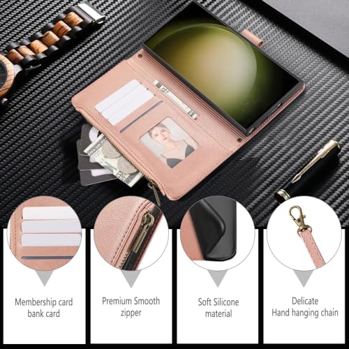 Étui pour Galaxy S21 Plus antichoc marron protégeant écran et cartes - 6