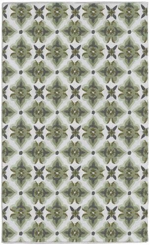 Lanart Rug KARL6X9AP Karla Polyester Hand Hooked Area Rug - 108 x 72 In.