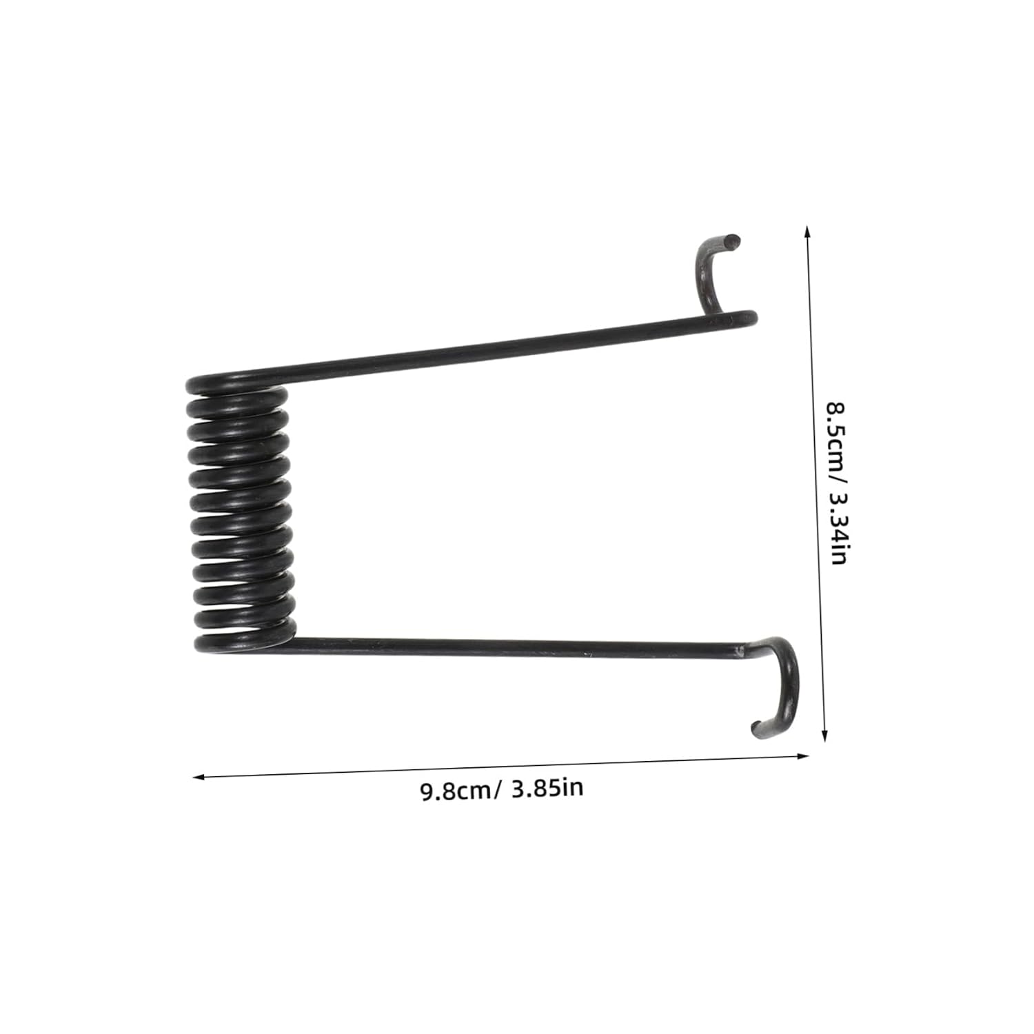KICHOUSE 2pcs Stainless Steel Trash Can Torsion Springs Small Coil Set for Garbage Lid Repair DIY Maintenance with Tension for Home and Industrial Use