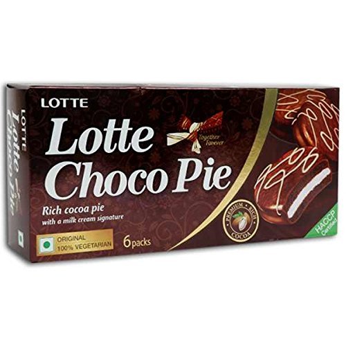 Lotte Choco Pie Rich Cocoa Pie6Packs Amazon.in Grocery & Gourmet Foods