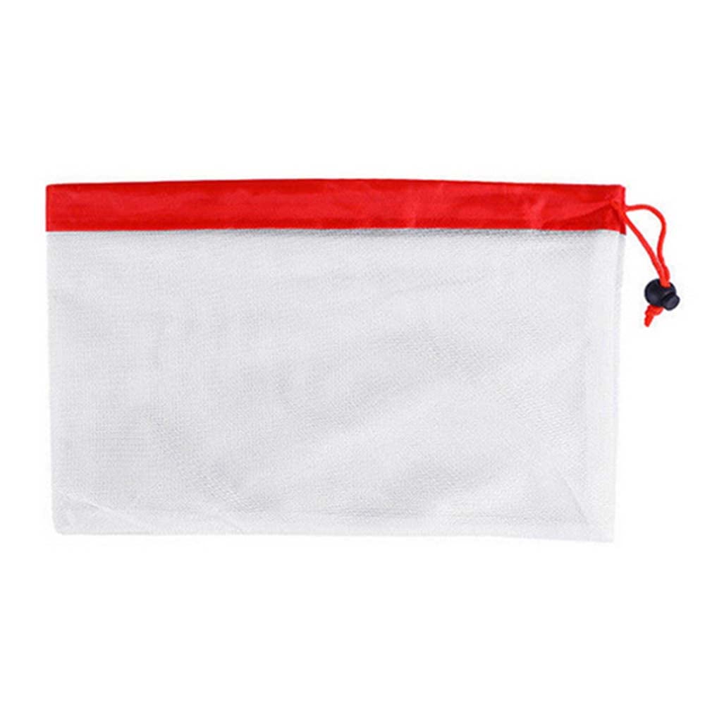 tooloflife 3Pcs Reusable Mesh Bag Small Washable Foraging Bag Grocery Food Shopping Vegetable Wash Net Bags