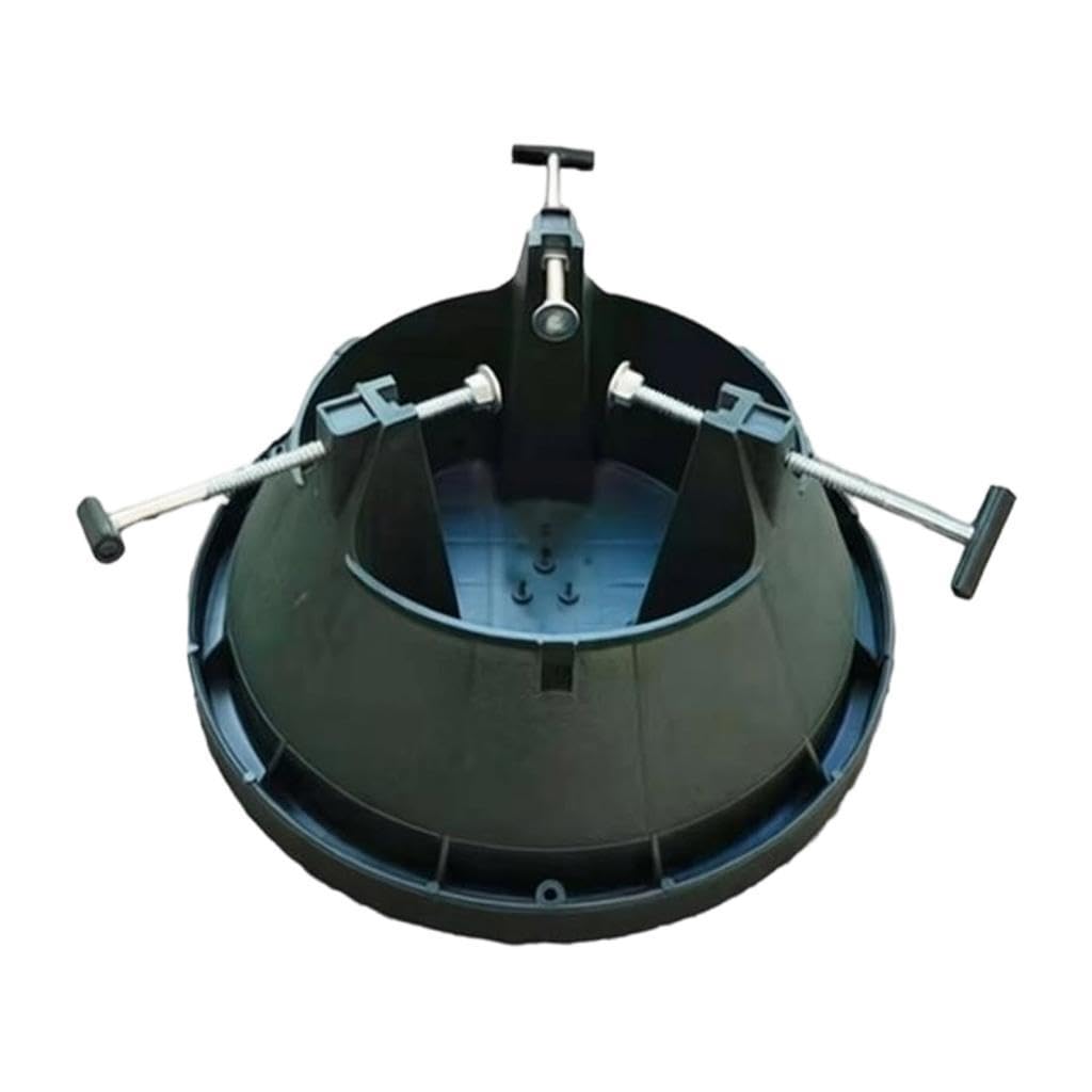 TISHITA Support de Sapin de Noël Support Arbre de Noël Socle Robuste Pied Stable Réservoir d'eau Matériau PP Adapté Aux Familles Décoration Saisonnière, M