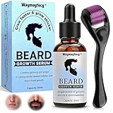 Crece Barba Kit,Lo que es un Regalo Ideal para Hombres o Padres(60ml)