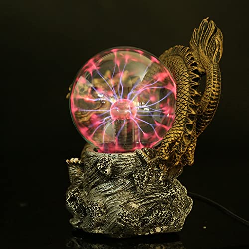 Lampada a Sfera Plasma Ball Light Sound Touch Sensitive Ion Sphere Lamp Magic Crystal Ball Lightning Carnival Atmosphere Natale