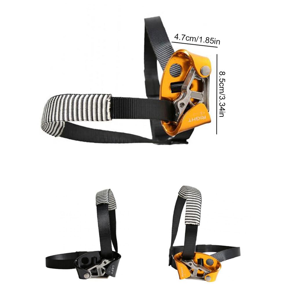 Pie Ascender Cuerda de Escalada en Roca Espeleología Pies Ajustables Elevador Deportes al Aire Libre Camping Montañismo Hardware de Seguridad — view 9