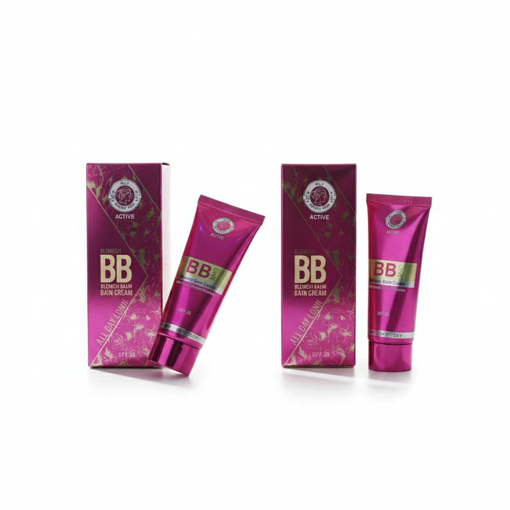 BB Blemish Balm Cream, Active, Instant Makeup, SPF 45, All Day Glow, Pack of 2, 120gm Total-image-5