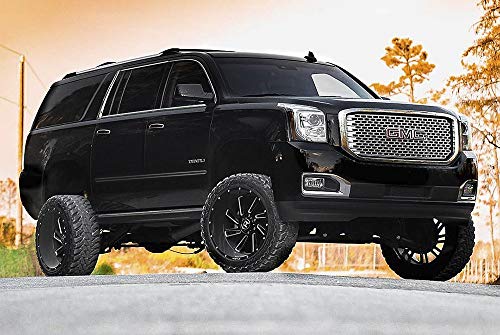 Hostile Stryker Gloss Black Wheel With Milled Finish (22 X 12. Inches /6 X 139 Mm, -44 Mm Offset) #TOP4