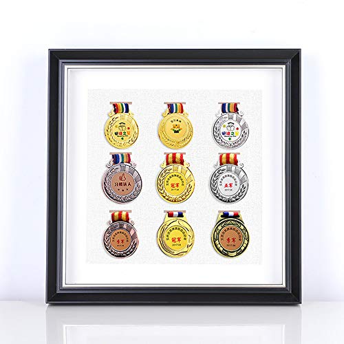 ZZPP Espositore per medaglie Espositore per medaglie Espositore per Badge Maratona Espositore per scatole Decorative Espositore per Foto,in Legno