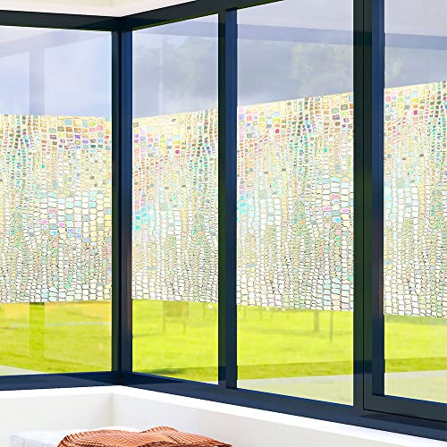 Vinilo decorativo de ventana 3D Rainbow película frost miniatura 6
