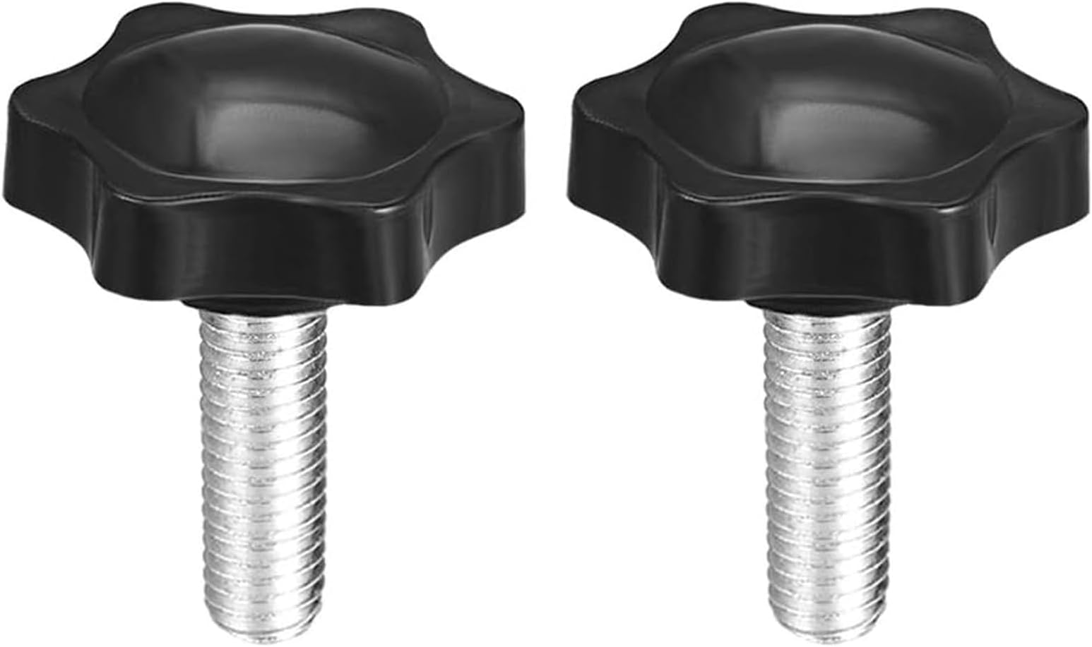 Uxcell 6Pcs M5 X 16mm Star Knobs, Plastic Hex Shaped Clamping Knob Screw Hand - View #14