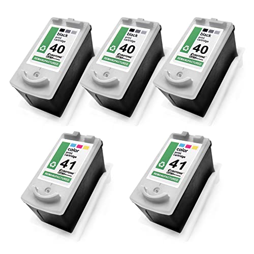 Cartouches pour Canon IP 1600 1700 1800 Eurotone PG40 CL41 jet d'encre CMYK de rechange