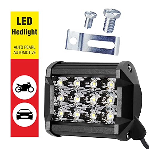Image of Auto Pearl 12 LED Bar Light Universal Bike Car Fog Light - Hi Power - SMD LED Bar Light for Off Roading Bikes Cars SUV ATV - Fitting For - Royal Enfield Classic 500 1 PC (48W)