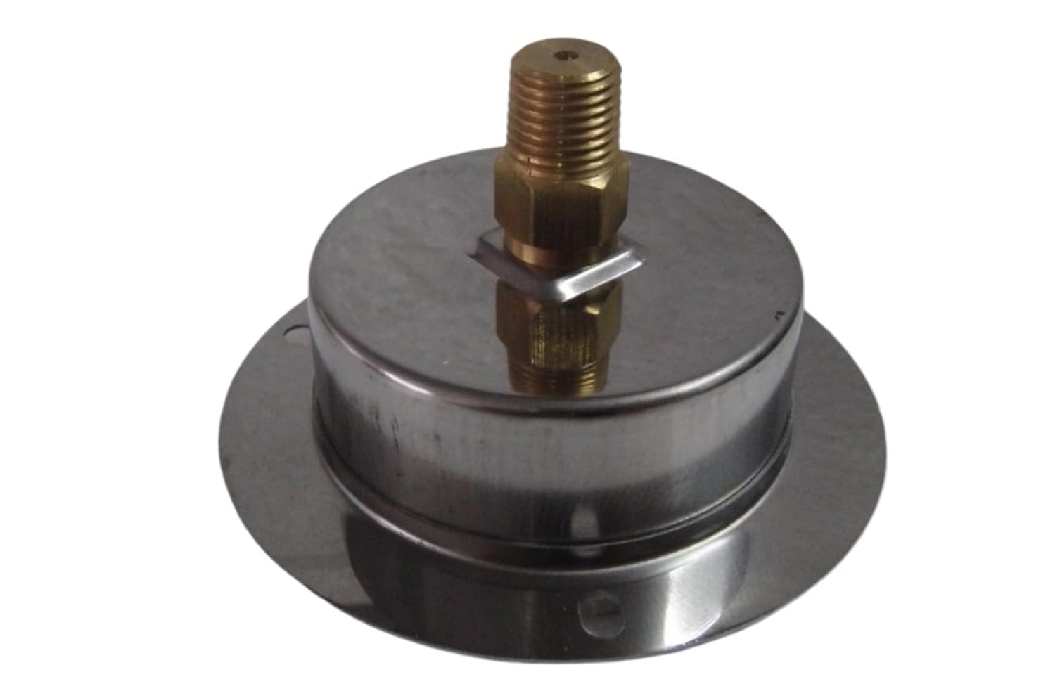 YN60ZT Front Flange 2.5" 60mm Brass Movements Pressure Gauge r,Back Mount Manometer,Shock - Proof Oil - Filled Pressure Gauge(25KG)