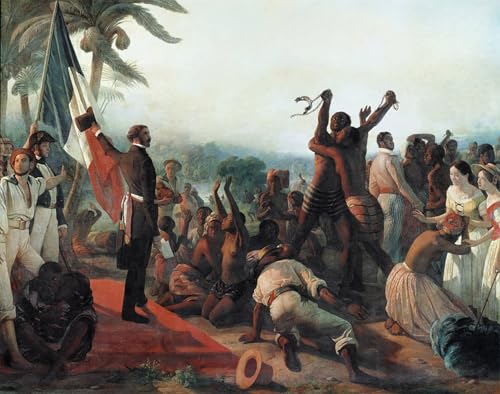 Toile Proclamation de l'abolition Biard Art Portrait Idéal pour Décoration Bureau