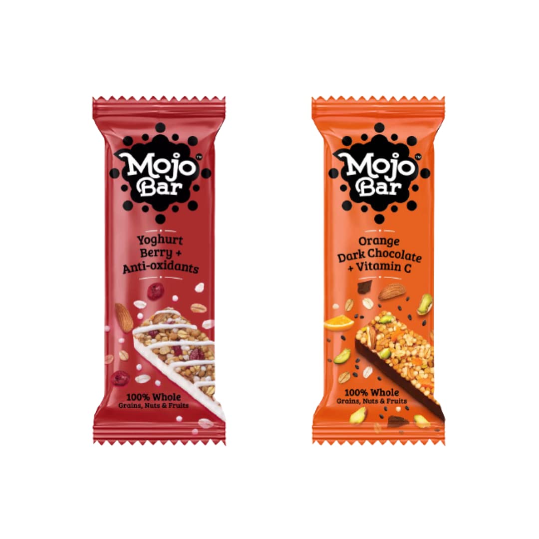 Orange Dark Chocolate & Yoghurt Berry Snack Bar, 32 Gm (Combo of 12)