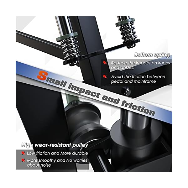 Sportsroyals Vertical Climber Exercise Machine, Folding Climbing Machine Full Body Workout Machines for Home, Stair Climber with Digital Monitor(Max Capacity 300 Lbs)