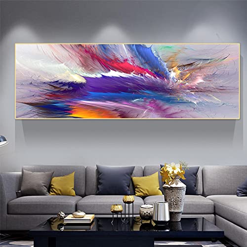 Toile abstraite violette sublimation pour un décor de chambre esthétique et salon chaleureux