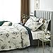 Brandream Queen Size Blue Ocean Quilted Comforter Set Nautical Bedding Set 100% Cotton Bedspread Coverlet Set 3-Piece