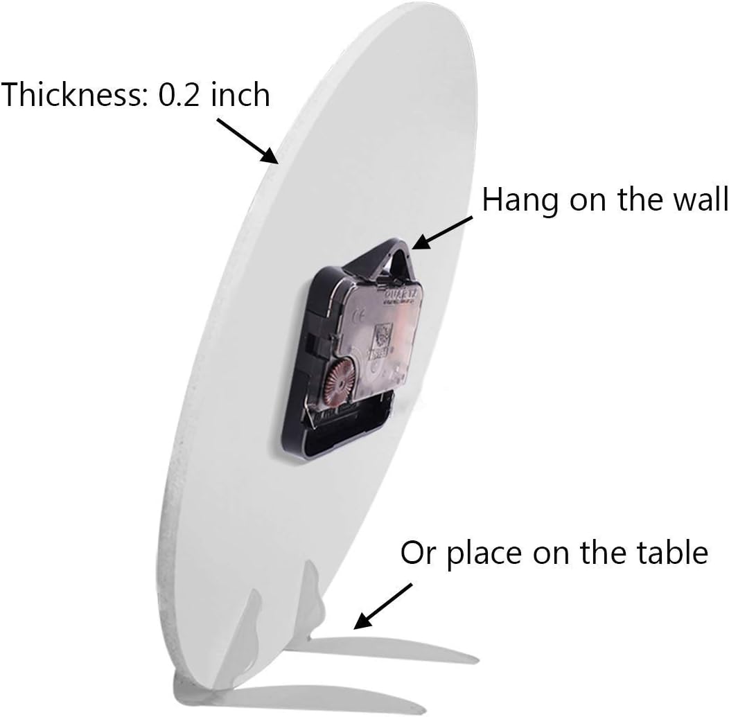 الحصري - اولابكي ساعات حائط ماندالا مزخرفة تعمل بالبطارية ساعة... - view 7