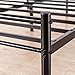 ZINUS 12 Inch Geraldine Metal Platform Bed Frame with Headboard and Footboard Steel Slat Support, No Box Spring Needed, Easy Assembly, Queen, Black