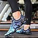 DHAEY Professional Men's Women's Weightlifting Shoes Strong Anti-Slip Low Gang Comfortable Fashion Cross-Trainer Sneaker Deadlift Squat Shoes (Color : Black Blue, Size : 8 Women/6.5 Men)