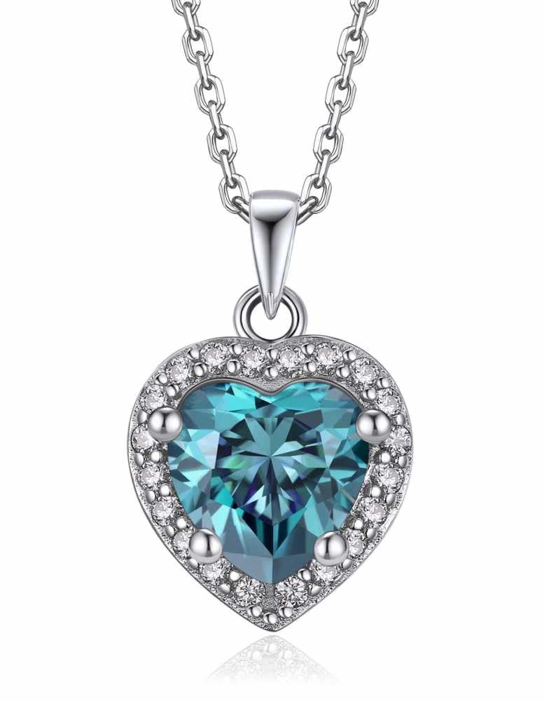 Bling Queen Solitaire Cluster Heart Pendant Necklace For Women,Zirconia Inlaid Cable Chain Necklace,Clavicle Chain For Women Trendy,Fancy Chains With Heart Pendant,Heart Necklace Trendy(Silver) (B0CL54X9W1) Amazon Price History, Amazon Price Tracker