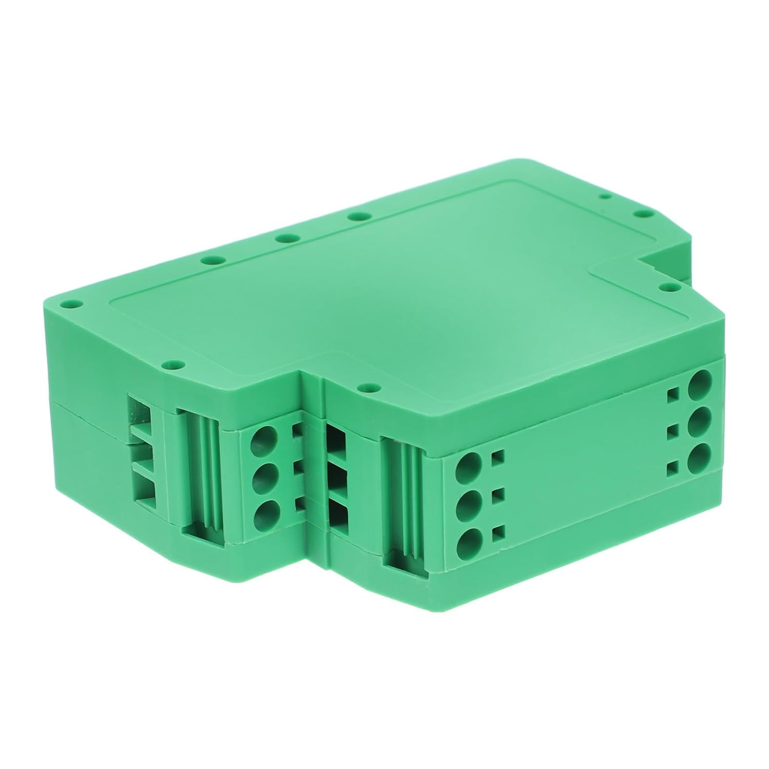 Din Rail Terminal Block Connector Kit Modular Plastic Design for Industrial Automation and Home Renovation, Reduces Cable Clutter and Ensures Easy Maintenance in Electrical