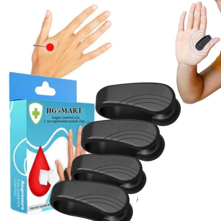 Dr. VEDs SUGAR CONTROL Acupressure Clip for Diabetics Li4 Acupressure Point Clip for Sugar Control Blood Sugar Control Clip Headache Relief Hand Clip Migraine Relief Pressure Point Clip (4Pcs) (B0DBJ6PW7M) Amazon Price History, Amazon Price Tracker